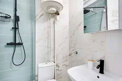 Salle de bains dans l'établissement Magnifique 4 personnes Paris 18ème