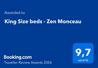 Certificat, récompense, panneau ou autre document affiché dans l'établissement King Size beds - Zen Monceau